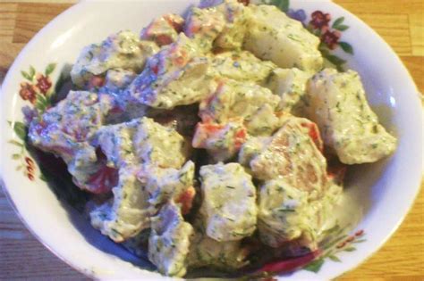 Roasted Red Pepper Potato Salad - calories, carbs, nutrition