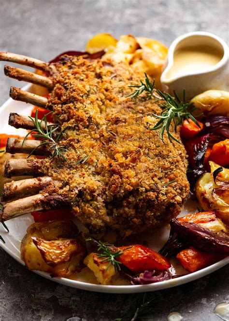 Roasted Rosemary Rack of Lamb - calories, carbs, nutrition