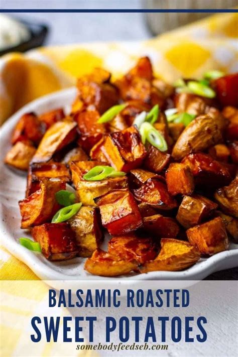 Roasted Sweet Potatoes, Balsamic Basil Vinaigrette - calories, carbs, nutrition