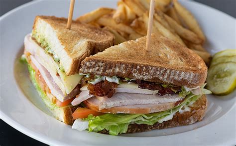 Roasted Turkey Club with Light Cream Cheese - calories, carbs, nutrition