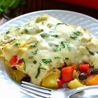 Roasted Vegetable Enchilada - calories, carbs, nutrition