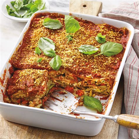 Roasted Vegetable Lasagna - calories, carbs, nutrition