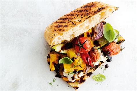 Roasted Vegetable Panini (15834.0) - calories, carbs, nutrition