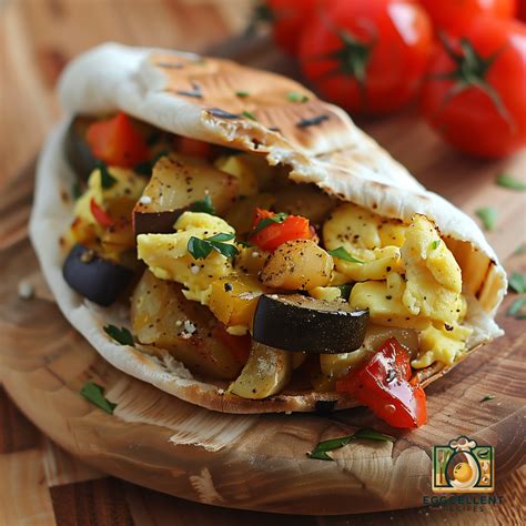 Roasted Vegetable Pita Pocket - calories, carbs, nutrition