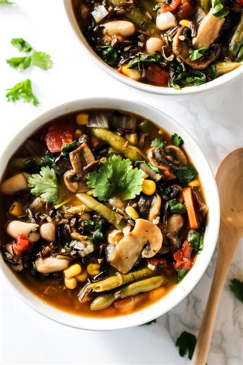 Roasted Vegetable & Wild Rice Soup - calories, carbs, nutrition