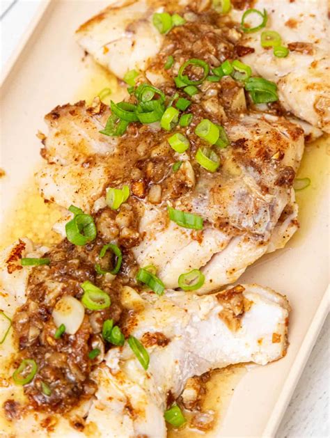 Rockfish w/ Garlic Butter - calories, carbs, nutrition