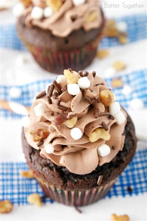 Rocky Road Cupcakes - calories, carbs, nutrition