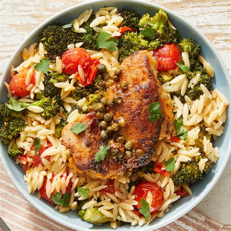 Rosemary Chicken with Orzo & Vegetables - calories, carbs, nutrition