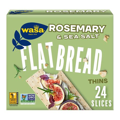 Rosemary Sea Salt Flatbread - calories, carbs, nutrition