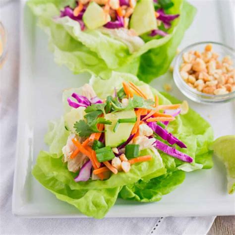 Rotisserie Thai Chicken Lettuce Wraps - calories, carbs, nutrition