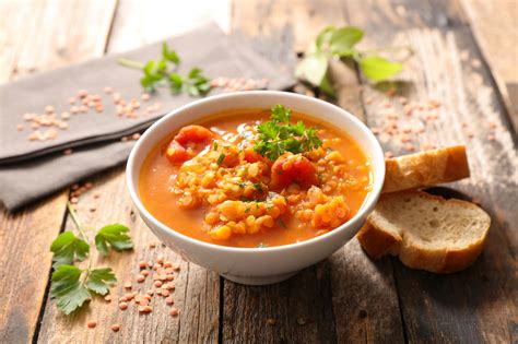 Ruby Lentil Soup - calories, carbs, nutrition