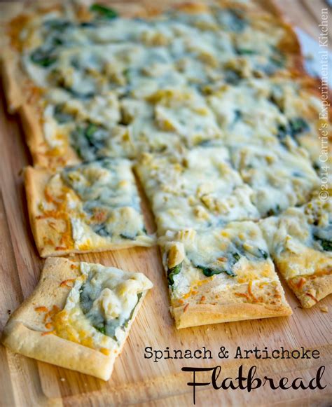 Rustic Spinach, Artichoke and Cajun Shrimp Flatbread - calories, carbs, nutrition