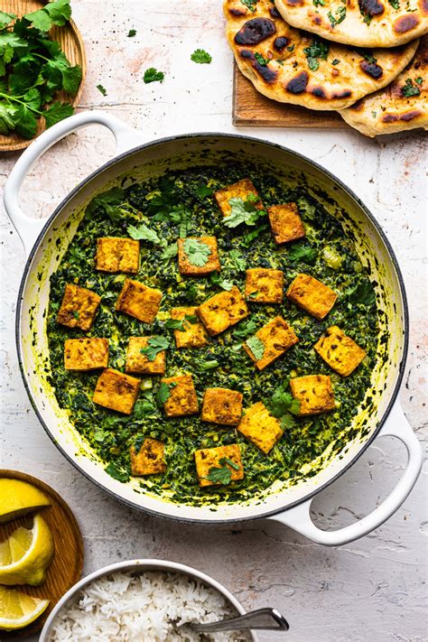 Saag Tofu - calories, carbs, nutrition