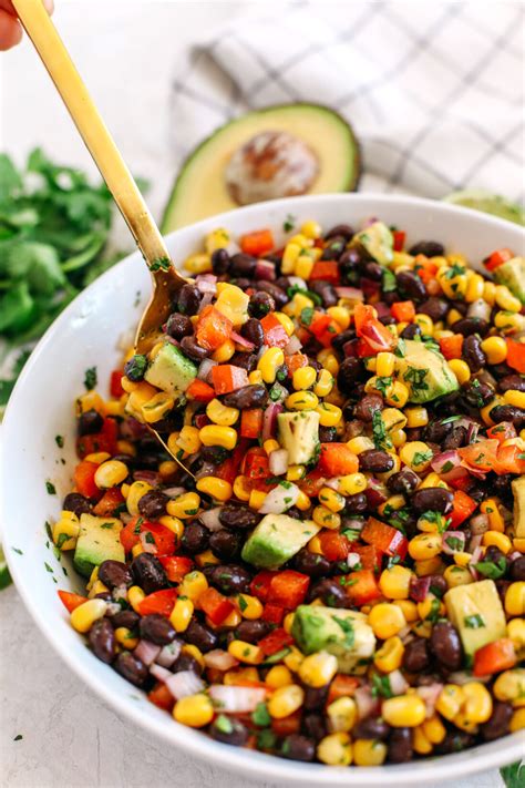 Salad Black Bean Corn & Cilantro 3 oz - calories, carbs, nutrition