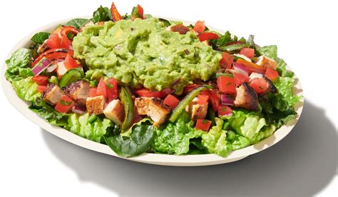 Salad, Chipotle Chicken - calories, carbs, nutrition