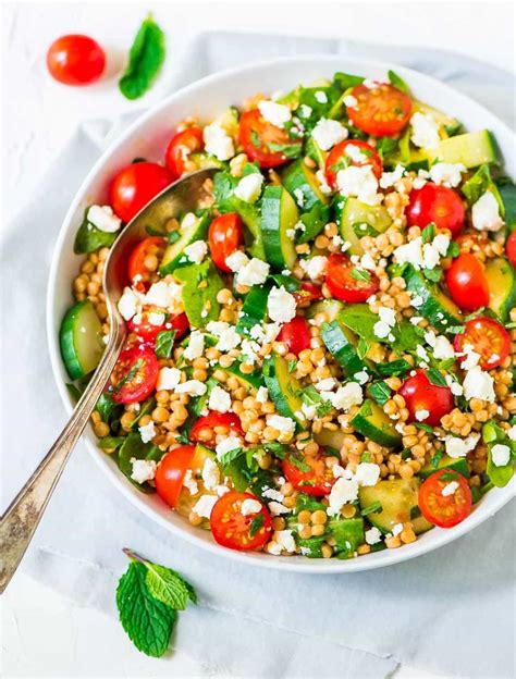 Salad Couscous Israeli Avocado & Feta 8 oz Spoodle - calories, carbs, nutrition