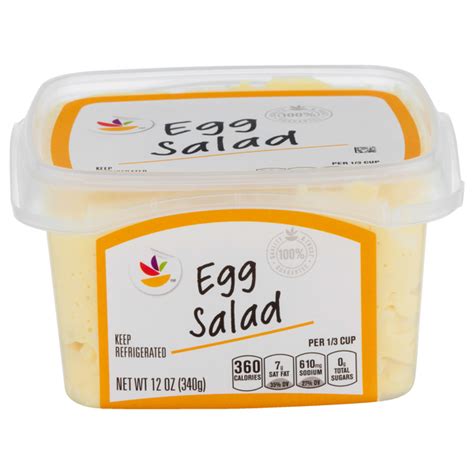 Salad Deli Egg Reg Mayo 4 oz - calories, carbs, nutrition