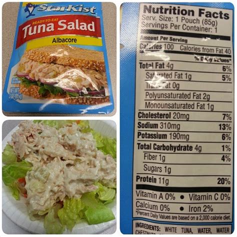 Salad Deli Tuna Albacore Reg Mayo #8 Scoop - calories, carbs, nutrition