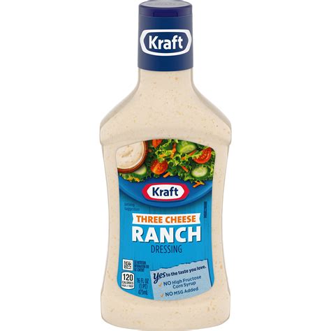 Salad dressing - Ranch dressing, regular - calories, carbs, nutrition