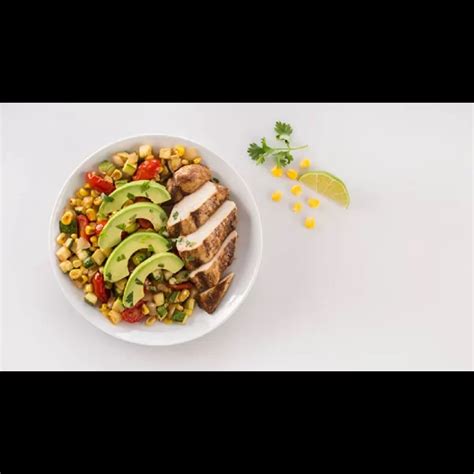 Salad Entree Ancho Chicken Corn & Zucchini Salad - calories, carbs, nutrition