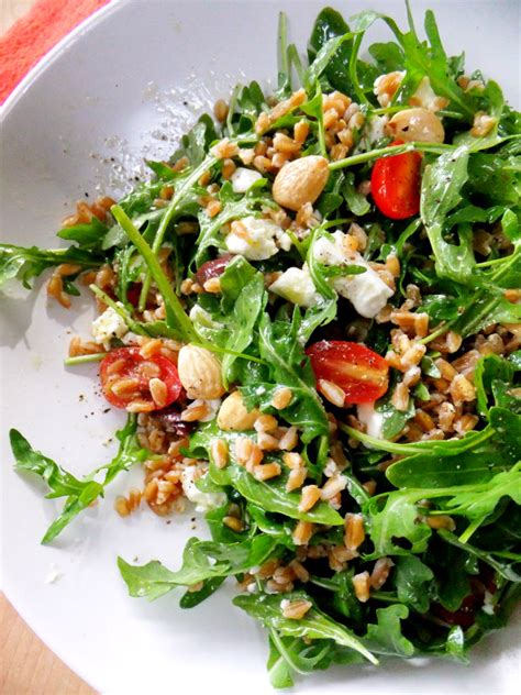 Salad Entree Cod Seared Farro & Arugula - calories, carbs, nutrition