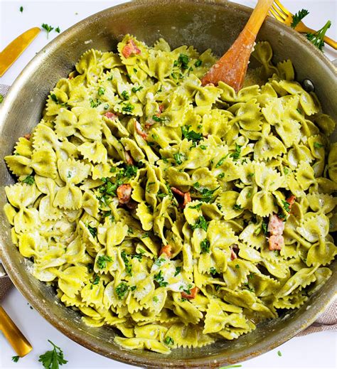 Salad Farfalle Spinach Carbonara 3 oz - calories, carbs, nutrition