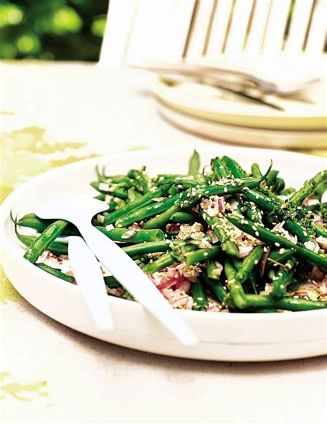 Salad Green Bean Sesame 1 oz - calories, carbs, nutrition