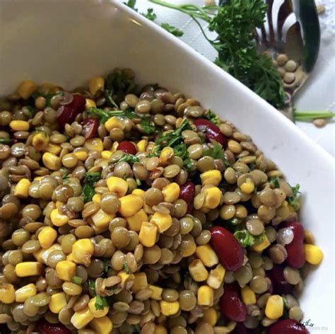 Salad Lentil Red 1 oz - calories, carbs, nutrition