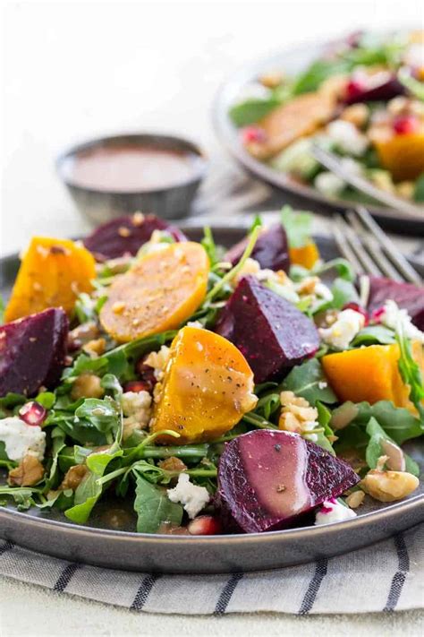 Salad Roasted Beet & Goat Cheese - calories, carbs, nutrition