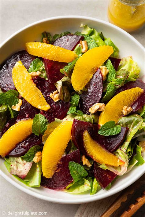 Salad Roasted Beet & Orange Salad 1/2 Cup - calories, carbs, nutrition