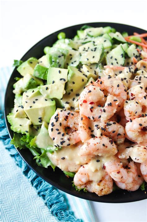 Salad Shrimp Avocado Dressing (42988.3) - calories, carbs, nutrition