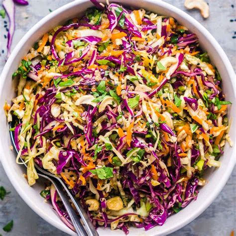 Salad Slaw & Red Quinoa Asian 1 oz - calories, carbs, nutrition