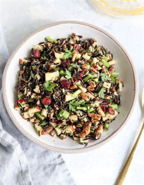 Salad Wild Rice Apples & Walnuts 3 oz - calories, carbs, nutrition