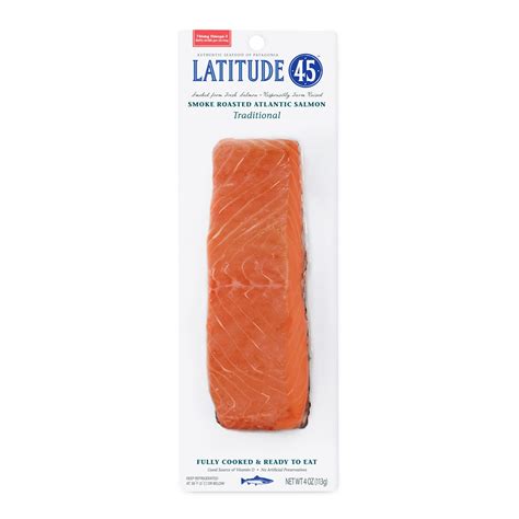 Salmon Atlantic 4 oz Fresh Roasted Maple & Citrus Glaze - calories, carbs, nutrition