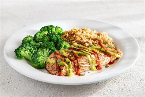 Salmon withAncho Chili-Ginger Sauce - calories, carbs, nutrition