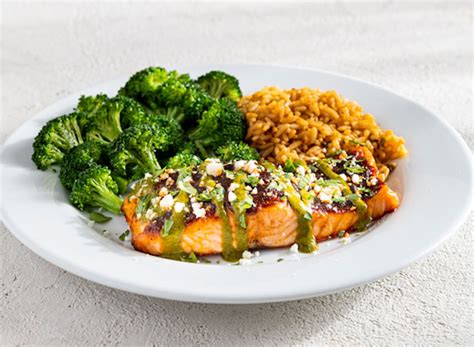 Salmon with Ancho Chili-Ginger - calories, carbs, nutrition