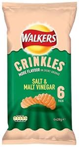 Salt and Vinegar Crinkles Crisps - calories, carbs, nutrition