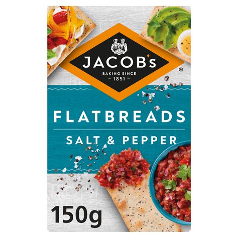 Salt & Pepper Crackers - calories, carbs, nutrition