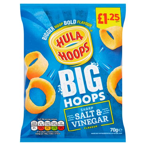 Salt & Vinegar Hoops - calories, carbs, nutrition