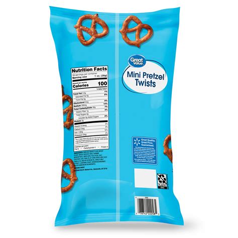 Salted Mini Pretzels - calories, carbs, nutrition