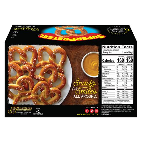 Salted Pretzels - calories, carbs, nutrition