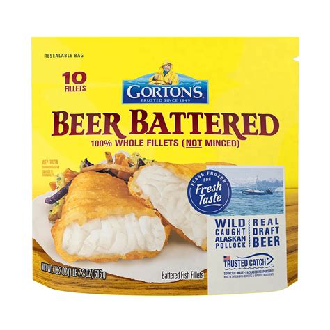 Sand Cod 4 oz Fresh Beer Battered - calories, carbs, nutrition