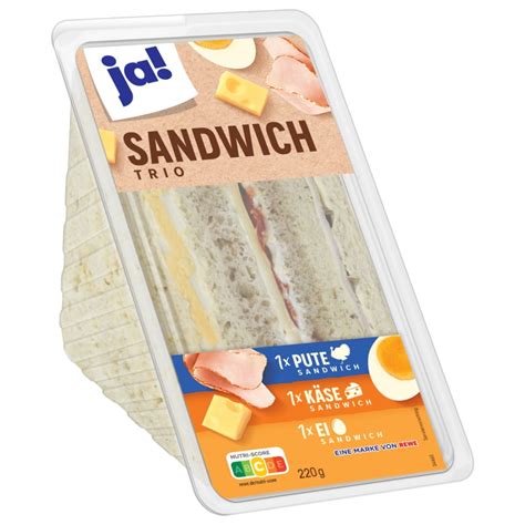 Sandwich trio - vlees - calories, carbs, nutrition