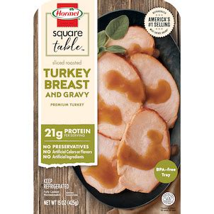 Santa Fe Style Turkey Breast with Gravy, Chopped - calories, carbs, nutrition