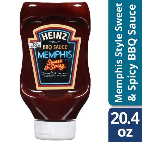 Sauce BBQ Memphis Sweet & Spicy 2 oz Ladle - calories, carbs, nutrition