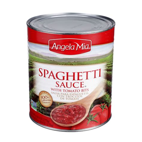 Sauce Spaghetti Tomato Bits CONV Heated 6 oz Ladle - calories, carbs, nutrition