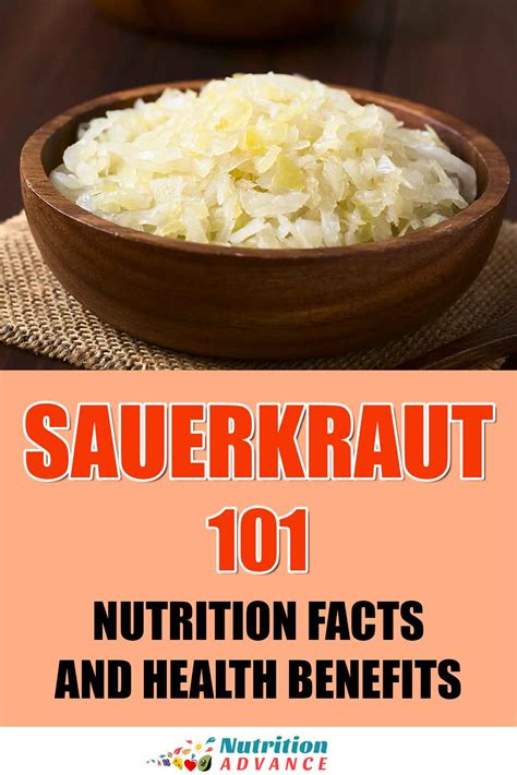 Sauerkraut - calories, carbs, nutrition