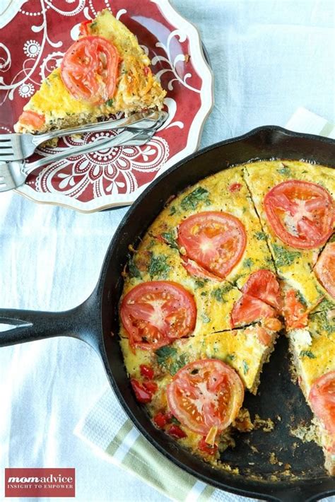 Sausage & Garden Vegetable Frittata - calories, carbs, nutrition