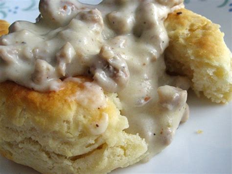 Sausage Gravy Biscuits - calories, carbs, nutrition