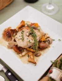 Saut?ed Pork Cutlet with Wild Mushroom Ragout - calories, carbs, nutrition